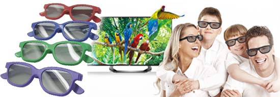 Passive 3D glasses