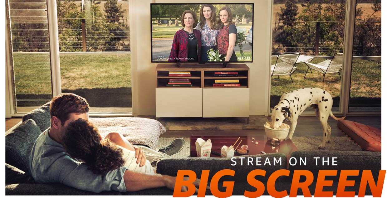 Stream on the big screen