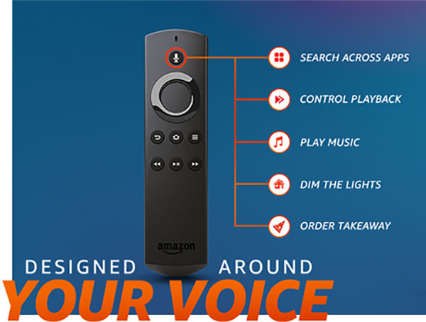 Amazon Fire TV Stick voice command