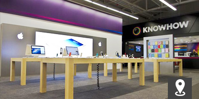 Apple in Currys store