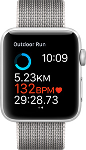 Apple Watch with heart sensor
