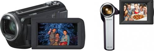 Camcorder screens