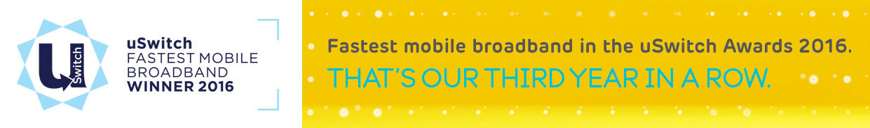 Fastest mobile broadband award winner Fastest mobile broadband - Award winner
