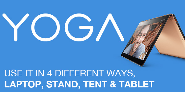 Lenovo YOGA laptops