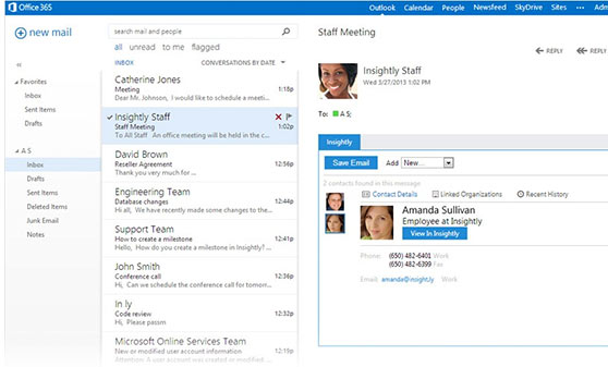 Microsoft Outlook Screenshot