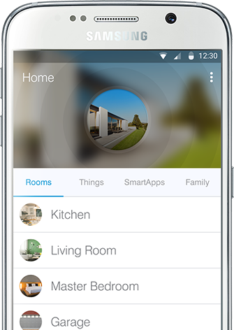 Control SmartThings from your smartphone