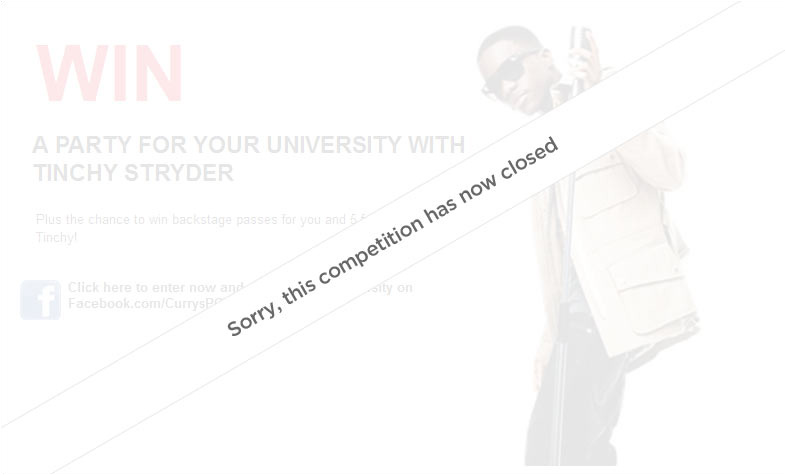 Sorry, this competition has now closed Sorry, this competition has now closed