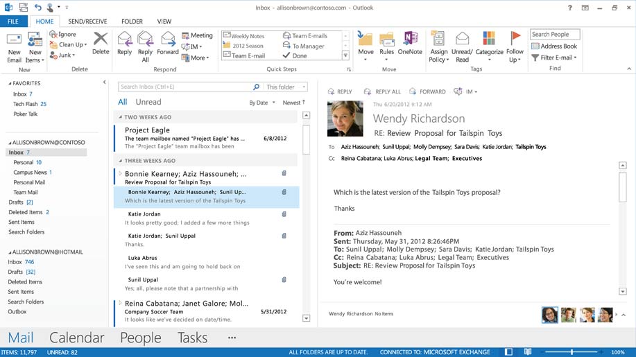 Outlook documents Outlook documents
