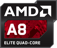 Icon: AMD processor - A8